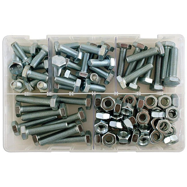 Connect Assorted M10 Bolts & Nuts Box 88pc - CPL