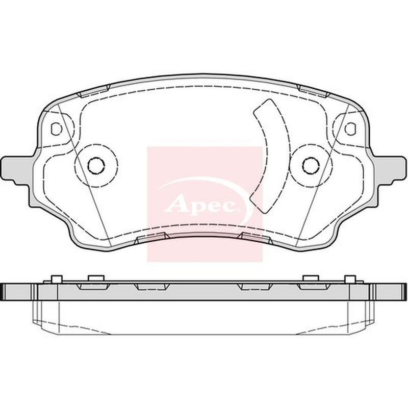 Apec Front Brake Pad Set PAD2328