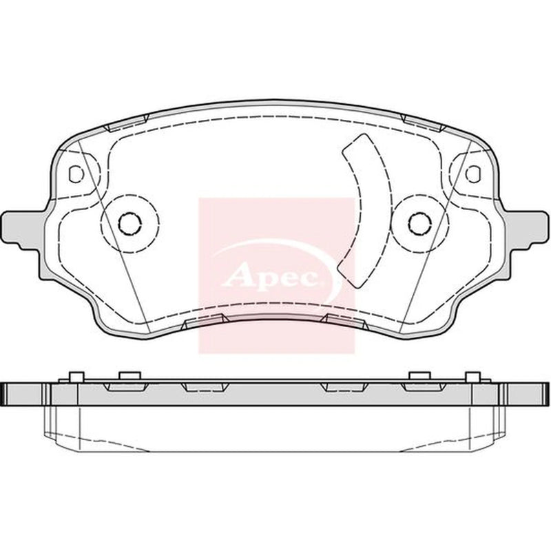 Apec Front Brake Pad Set PAD2328