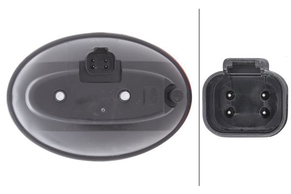 Hella 2SB 343 130-767 Tail Light Assembly