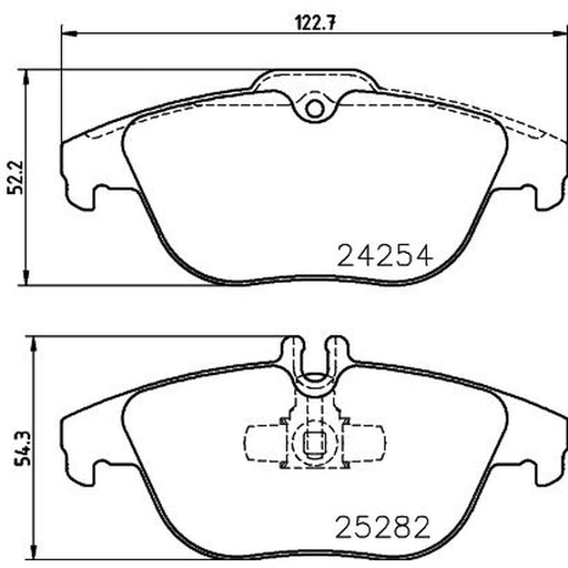 Mintex Rear Brake Pad Set MDB3247