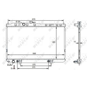NRF Engine Radiator 59100