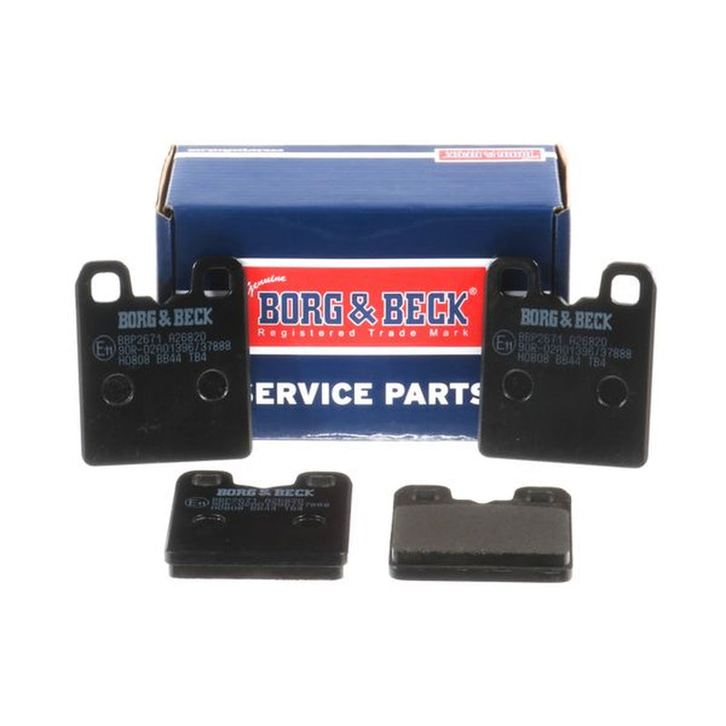 Borg & Beck 4 x Parking Brake Pads 10mm BBP2671