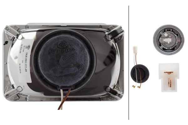 Hella Insert, high beam headlight Right fits Audi 1KB 003 177-291 437 941 653