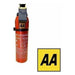 AA Fire Extinguisher Powder Compact Portable Car Home Caravan + Bracket 950g AA  - Town Parts