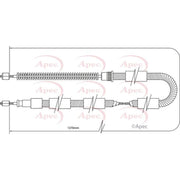 Apec Handbrake Cable Left Rear CAB1328