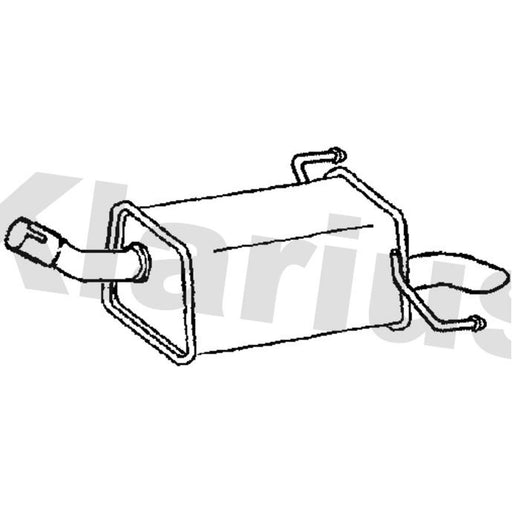 Klarius Box With Tail Pipe Rear GM620P