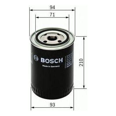 Genuine Bosch Cv Oil Filter P5067 (Hgv) Fits Daf F 3600 - 11.6 4X2 - 86-91 04511 Bosch  - Town Parts