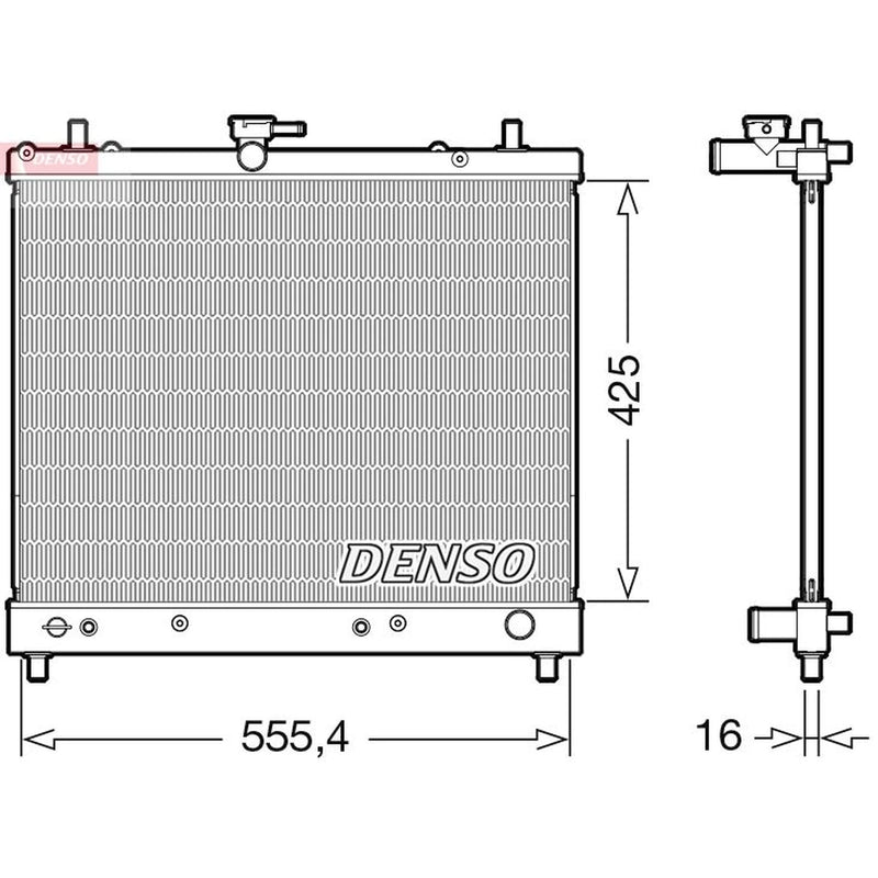 Denso Engine Radiator DRM35006