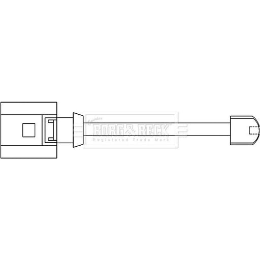 Borg & Beck Brake Pad Wear Sensor Rear BWL3107
