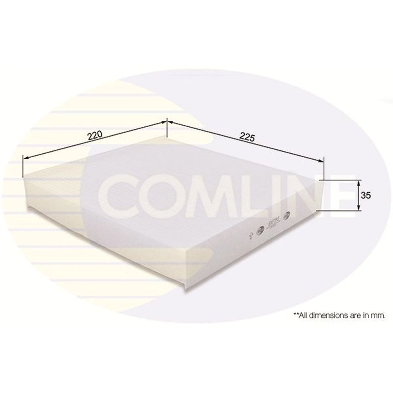 Comline Cabin Air Filter (Pollen Filter) EKF193