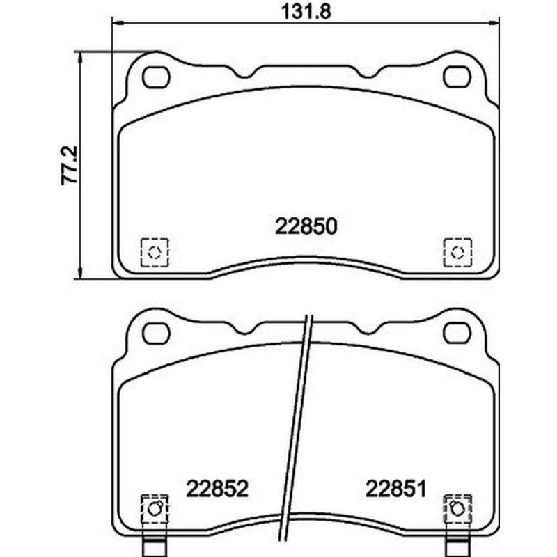 Mintex Front Brake Pad Set MDB4091