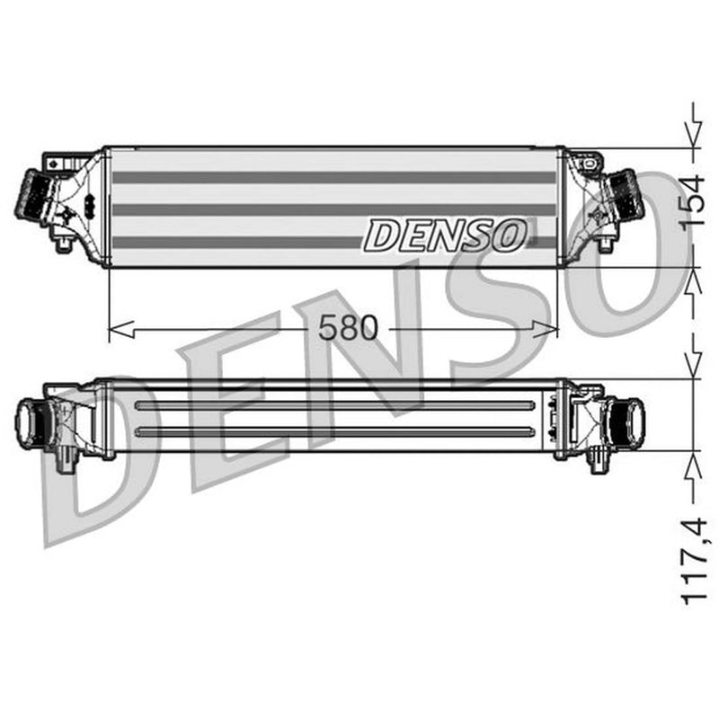 Denso Intercooler (Charge Air Cooler) DIT01002