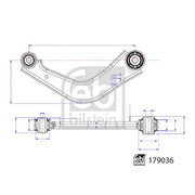 Febi Control/Trailing Arm Rear Right 179036