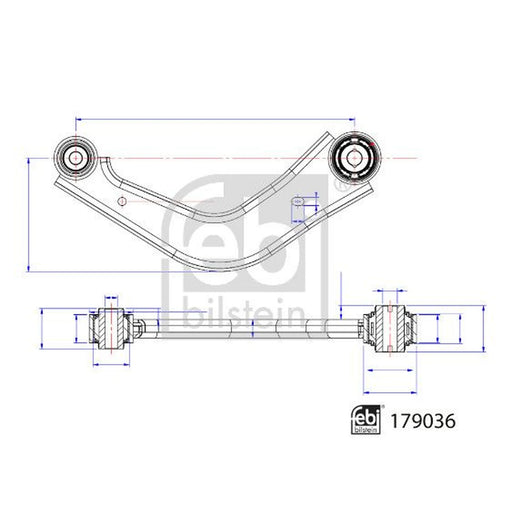 Febi Control/Trailing Arm Rear Right 179036