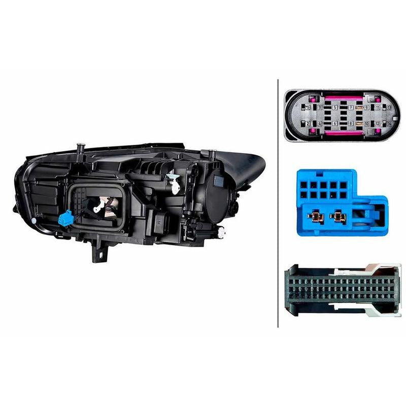 Hella Headlight Headlamp LED Left 1LX 015 315-531