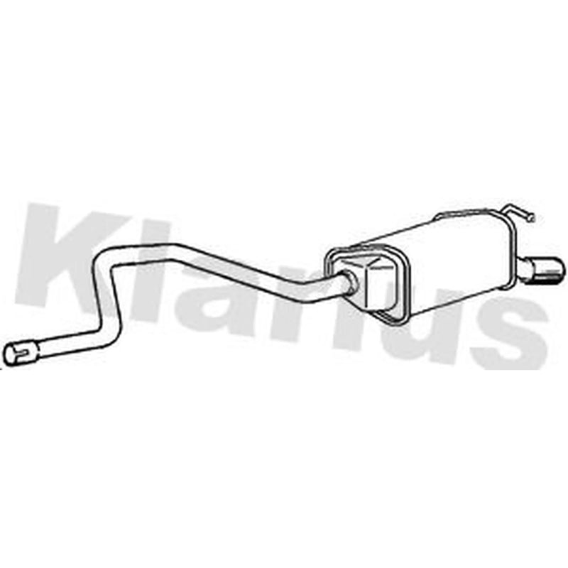 Klarius Box With Tail Pipe Rear FE1096D