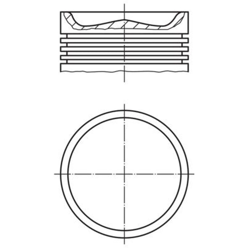 Mahle Piston Cylinder Bore = 128mm 005 35 10