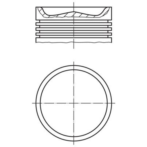 Mahle Piston Cylinder Bore = 128mm 005 35 10