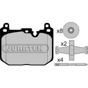 Juratek Front Brake Pad Set JCP8231