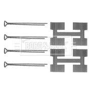 Borg & Beck Brake Pad Accessory Fitting Kit Front BBK1134
