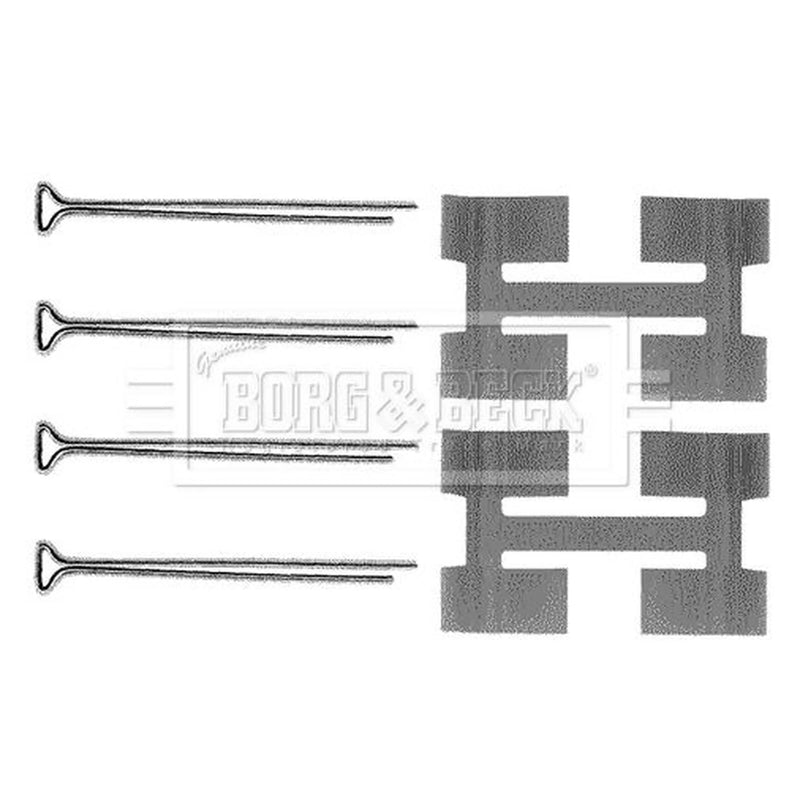 Borg & Beck Brake Pad Accessory Fitting Kit Front BBK1134