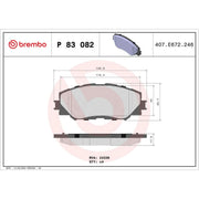 Brembo 4 x Front Brake Pad Set P83082