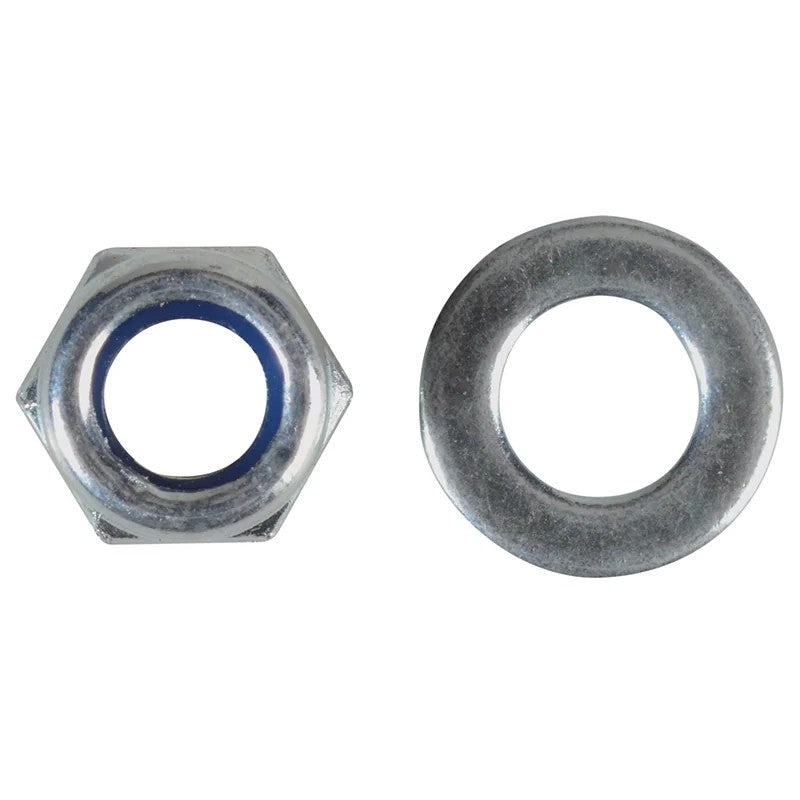 ForgeFix Nyloc Nuts & Washers Zinc Plated M5 ForgePack 40 - FPNYLOC5