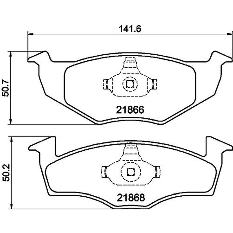 DON Front Brake Pad Set PCP1212