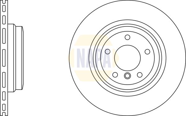 NAPA Front Vented & Rear Vented Brake Discs & Pads fits ALPINA BMW