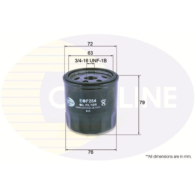 Comline Engine Oil Filter EOF254