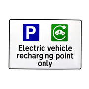 Scan Ev Recharging Point Only Rpvc 300X200mm - 14979
