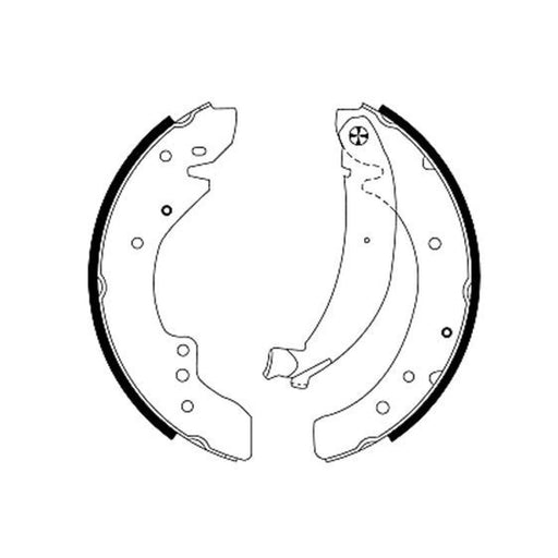 Textar Brake Shoe Set Axle Kit 91047900