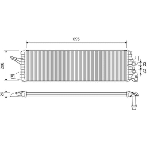 Valeo Engine Radiator 701405