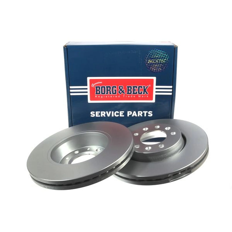 Borg & Beck 2 x Vented Front Brake Discs BBD4697