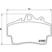 Brembo 4 x Front Brake Pad Set P65007