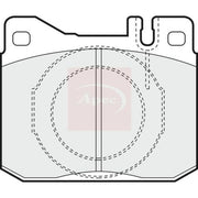 Apec Front Brake Pad Set PAD340