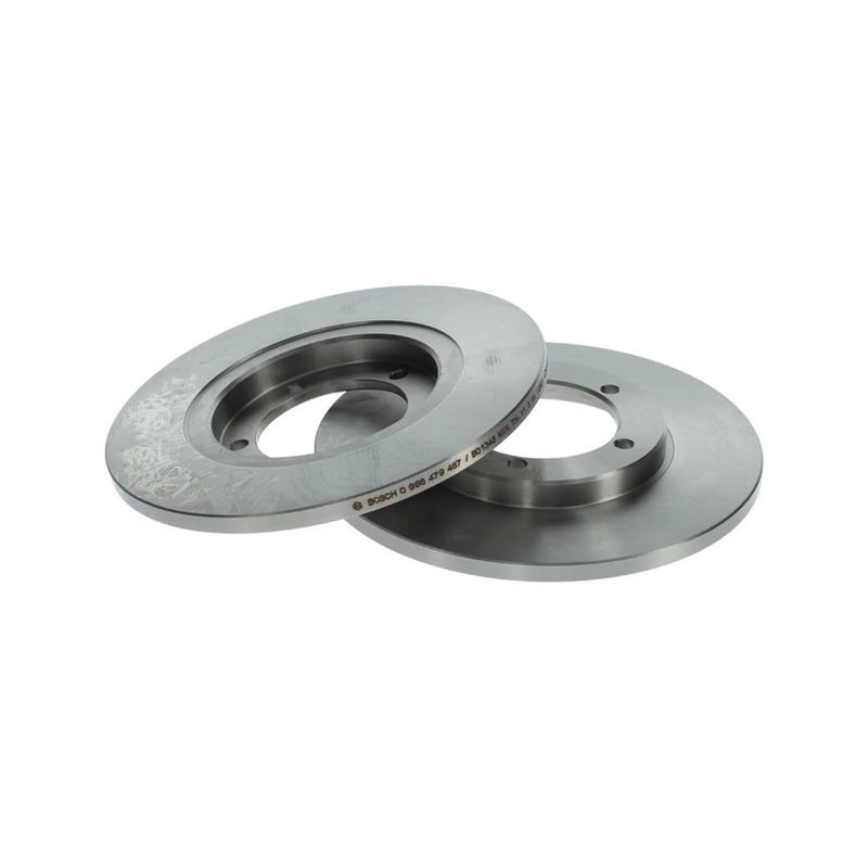 Bosch 2 x Solid Front Brake Discs 0 986 479 487