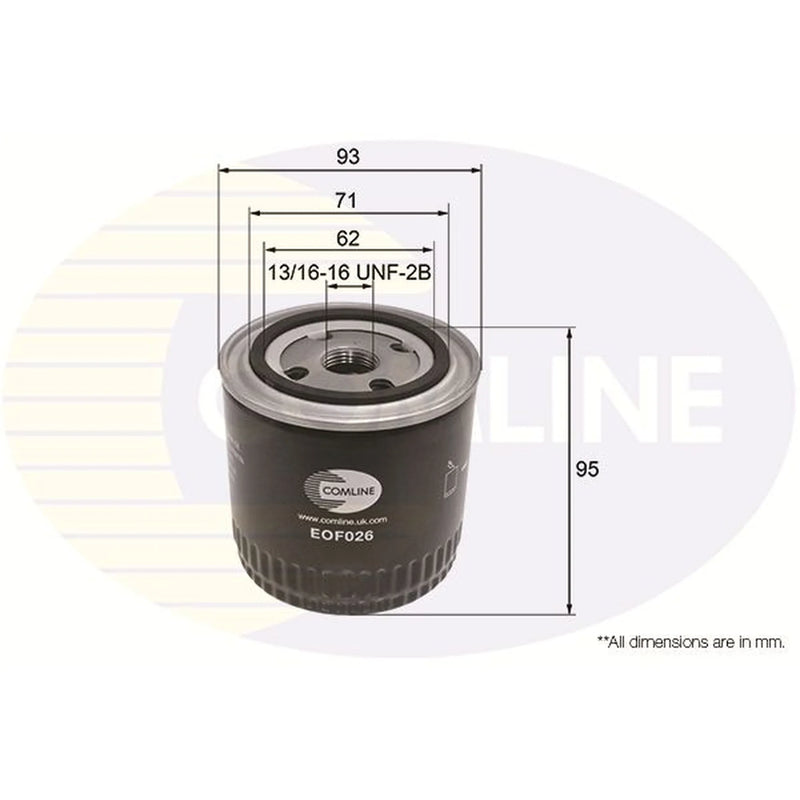 Comline Engine Oil Filter EOF026
