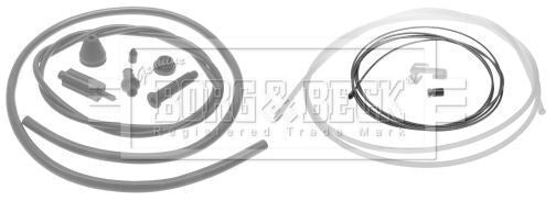 BORG & BECK Accelerator Cable 1560mm Length Fits Renault Clio Laguna Megane Borg & Beck - Town Parts
