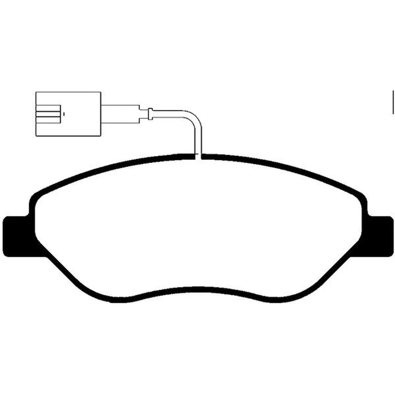 Abtex Front Brake Pad Set PLU3756