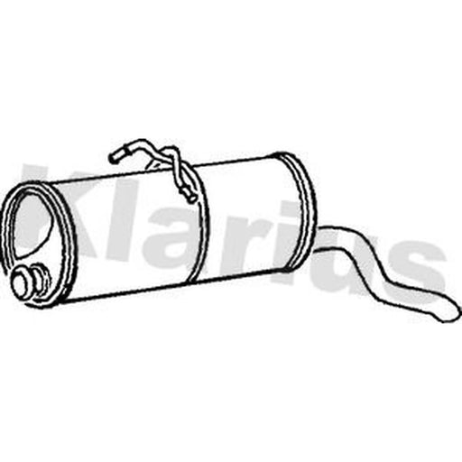 Klarius Box With Tail Pipe Rear CN392P