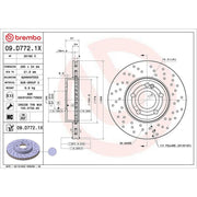 Brembo Xtra 2 x / Front Brake Discs 09.D772.1X