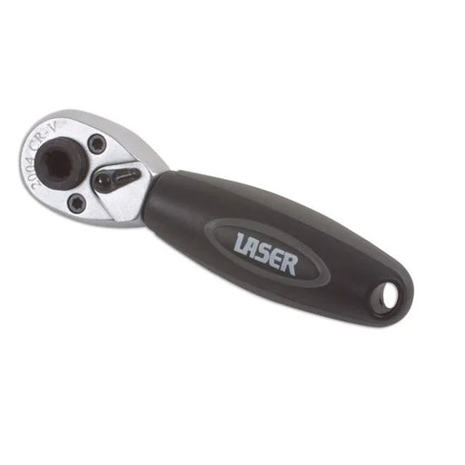 Laser Tools Stubby Ratchet & Bit Driver 1/4"D - PL