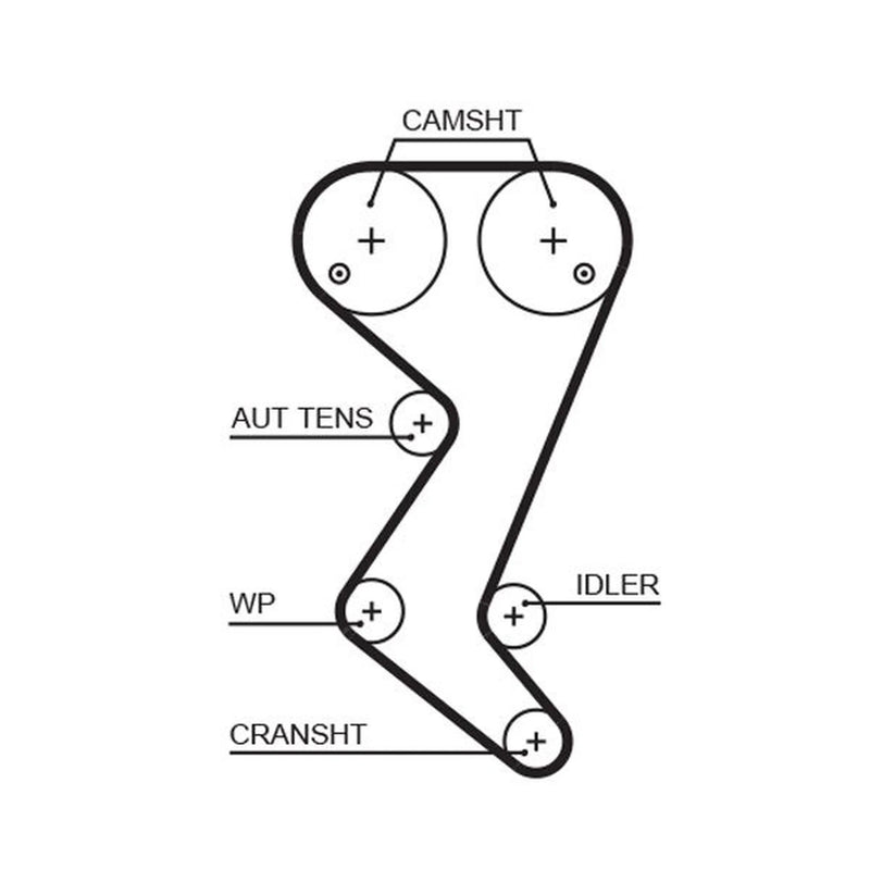 Gates Timing Belt & Water Pump Kit KP25608XS