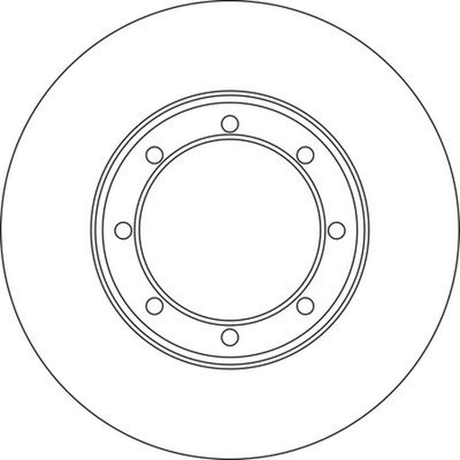 Abtex 2 x Solid Rear Brake Discs BD1768S