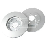Borg & Beck 2 x Vented Front Brake Discs BBD5616