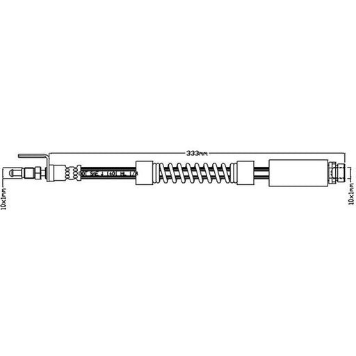 Abtex Brake Hydraulic Hose Line Front ABH1113