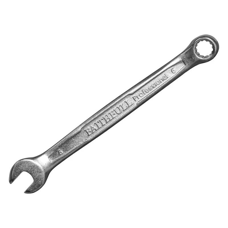 Faithfull Combination Spanner CV Satin Finish (group 1) 6-25mm