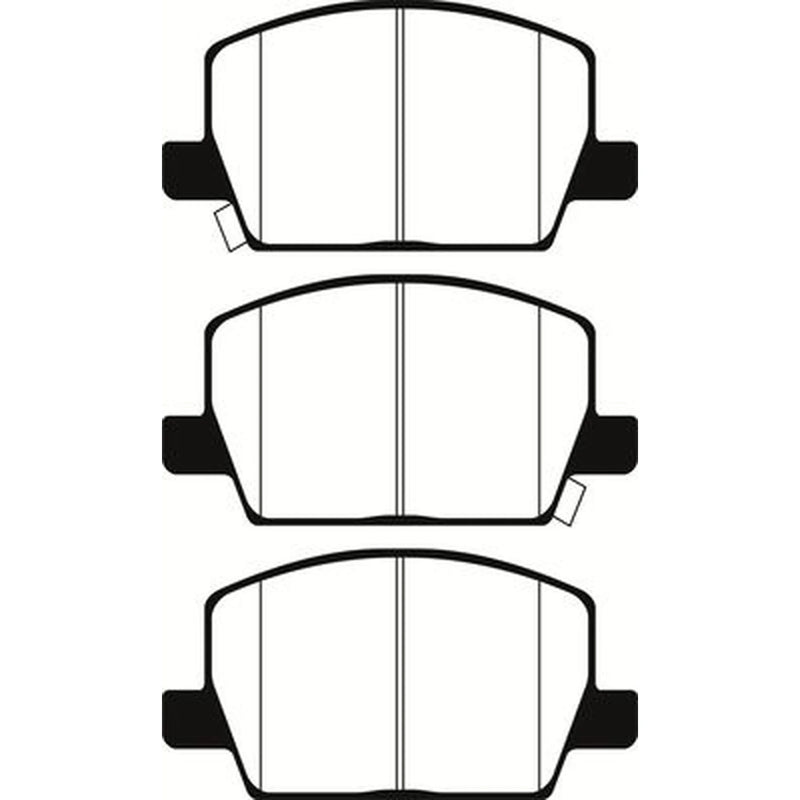 Abtex Front Brake Pad Set PLU2457